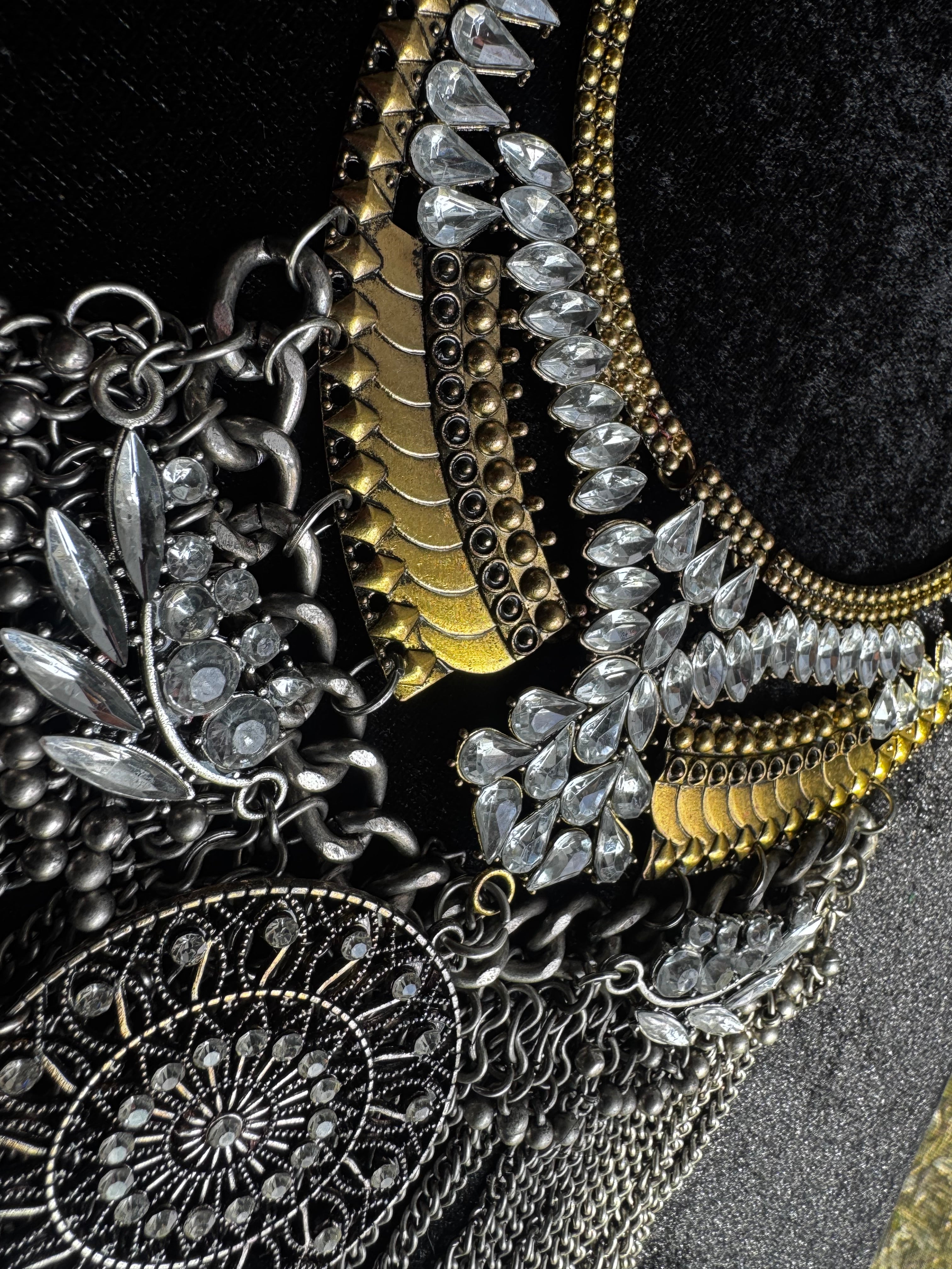 The Oracle Fringe Statement Necklace