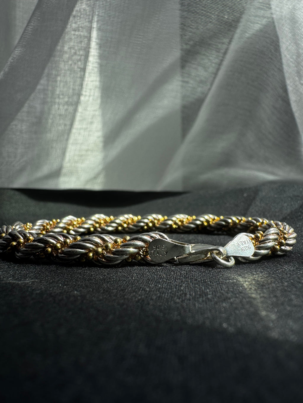 925 Sterling Silver Twisted Cable Bracelet