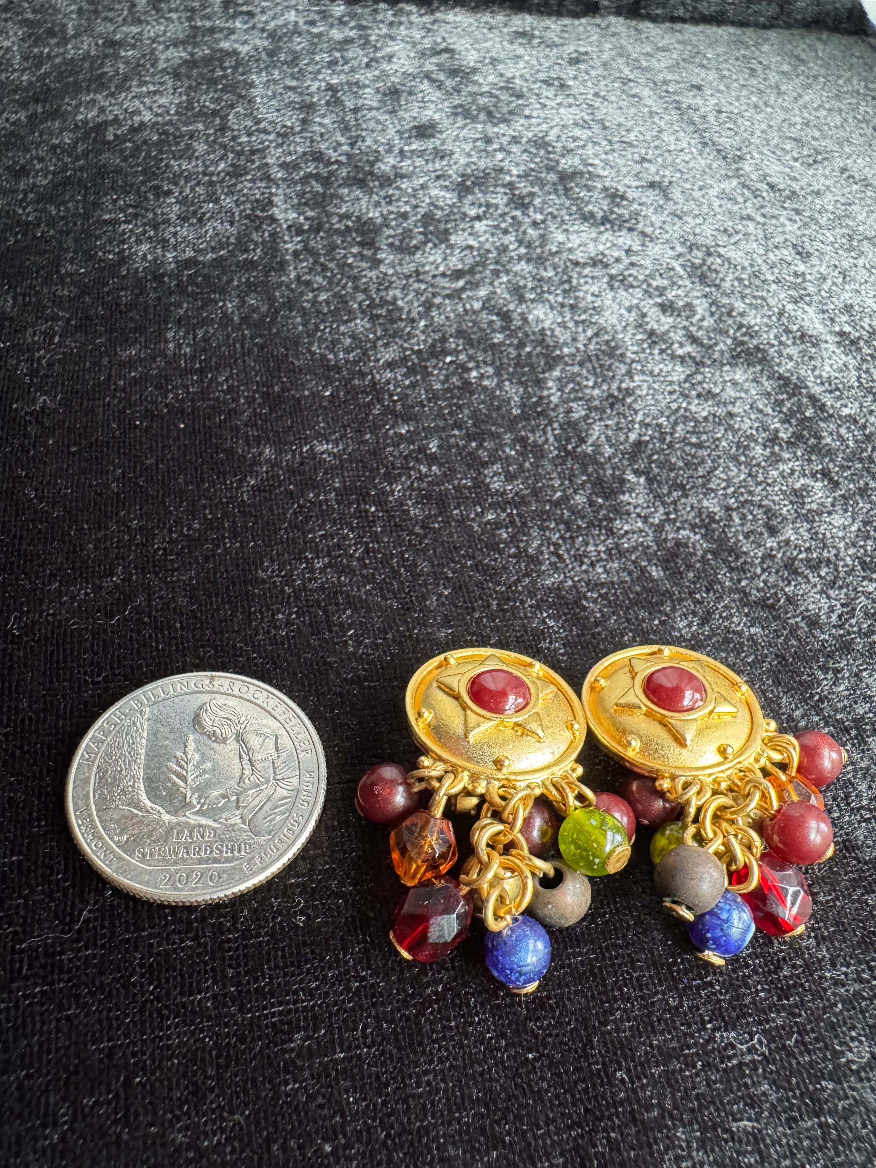 Vintage LIZ CLAIBORNE Clip-On Earrings