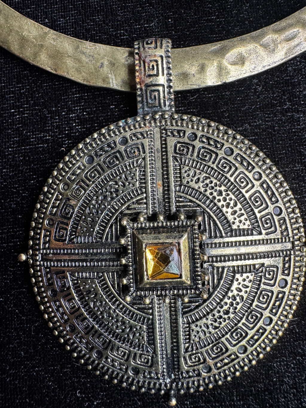 Mystic Medallion Statement Necklace