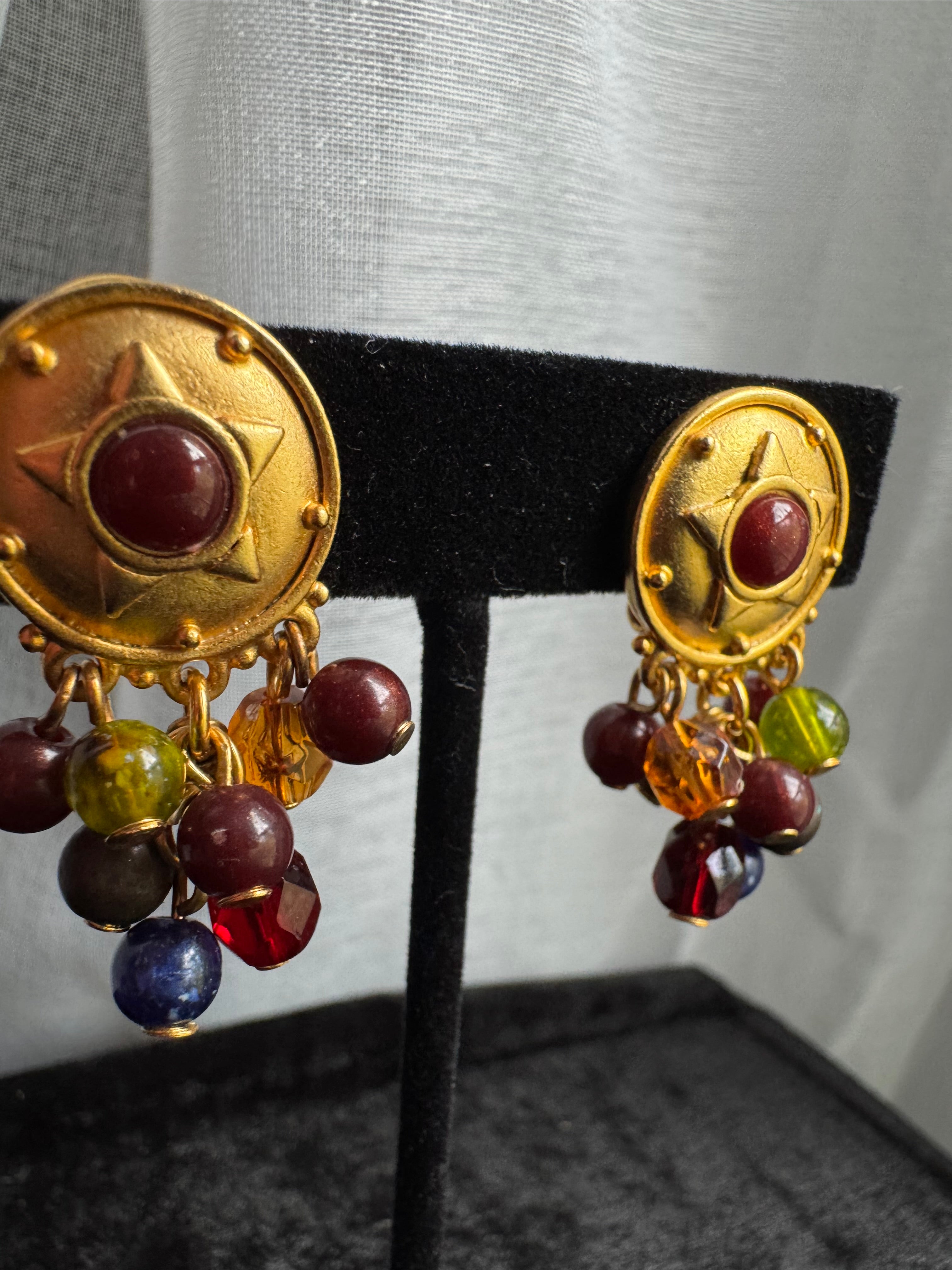 Vintage LIZ CLAIBORNE Clip-On Earrings