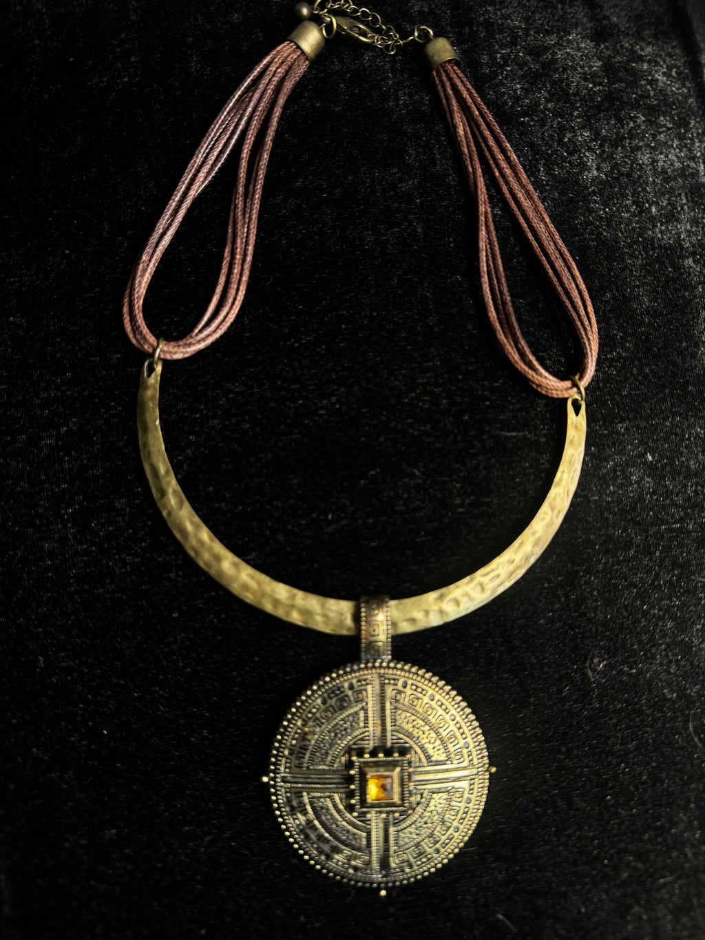 Mystic Medallion Statement Necklace