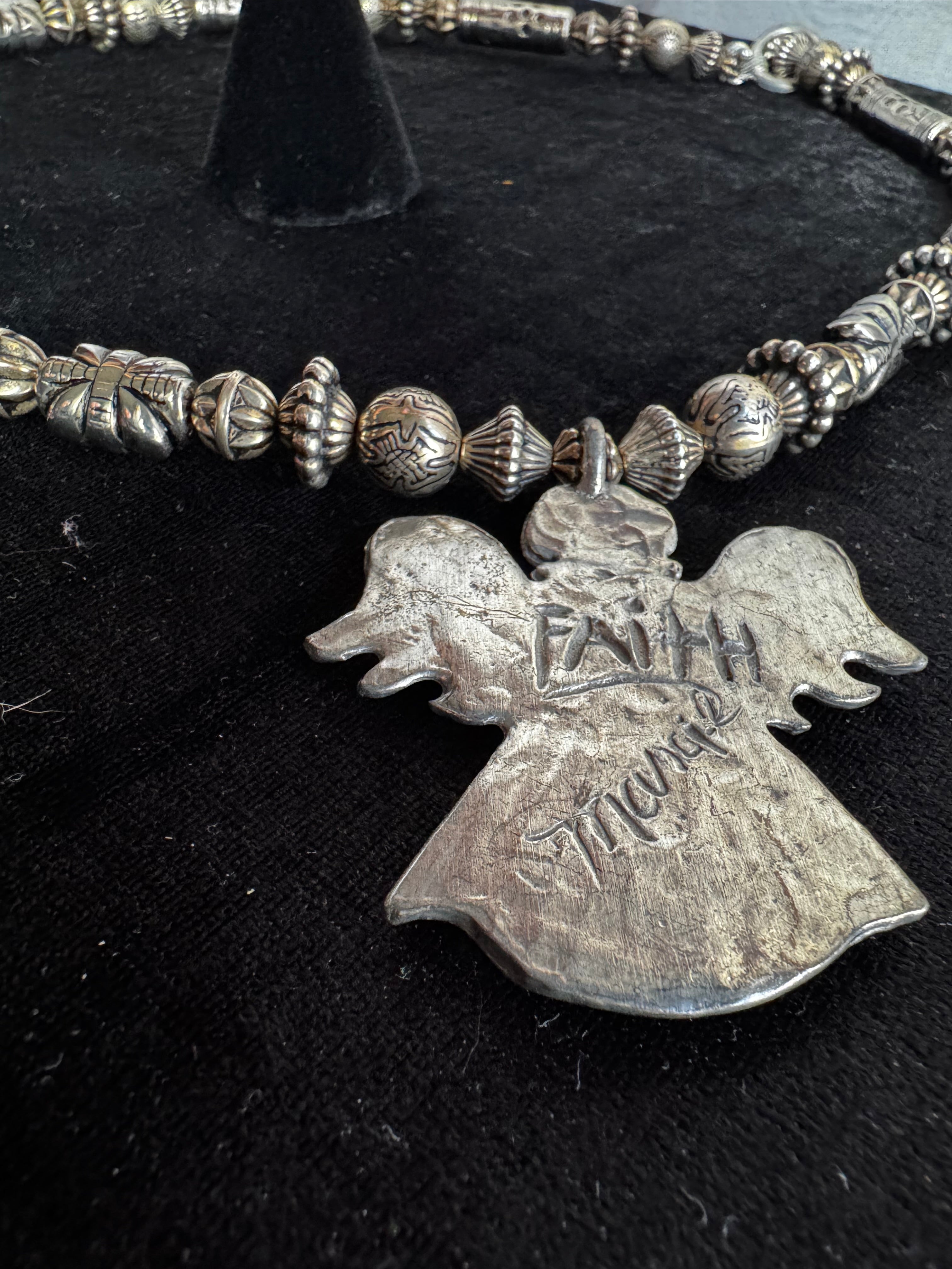 MARCIE Pewter Necklace & Earrings Set