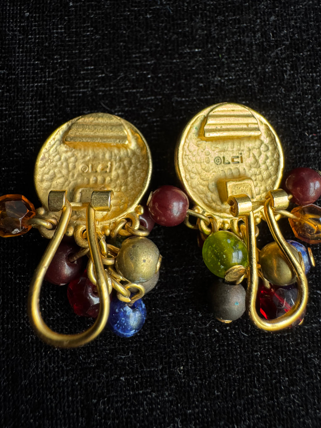 Vintage LIZ CLAIBORNE Clip-On Earrings
