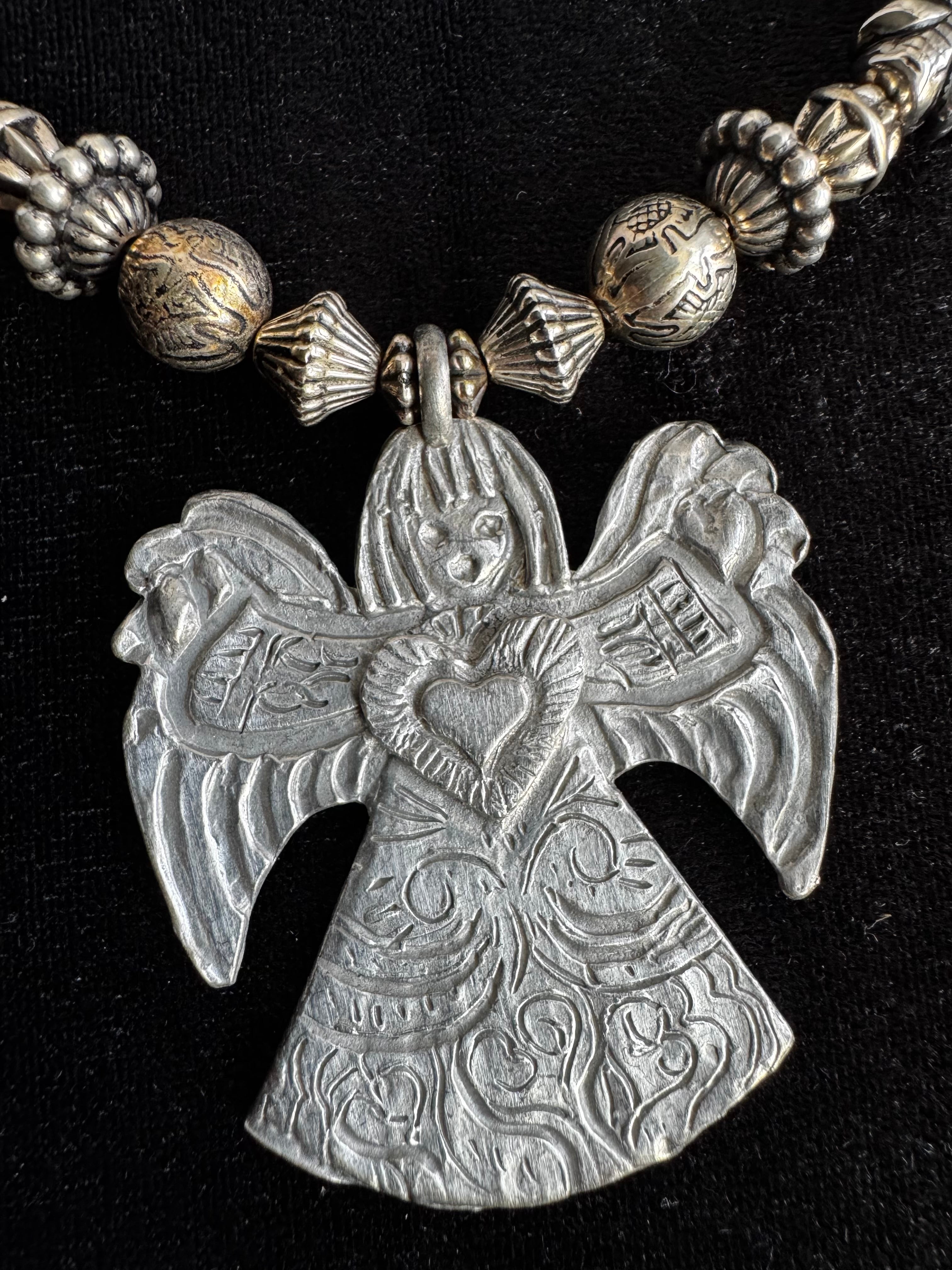 MARCIE Pewter Necklace & Earrings Set