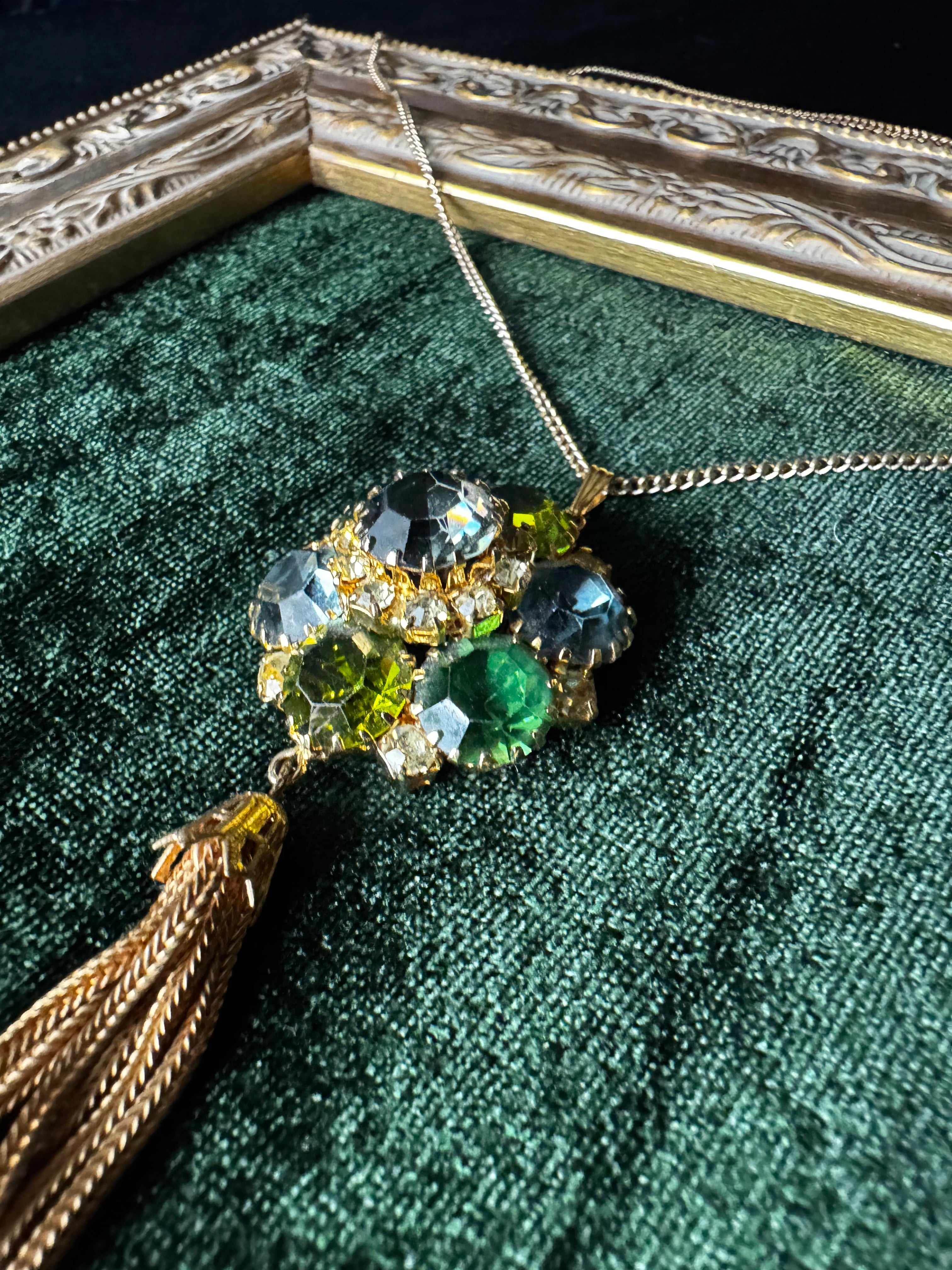 Verdant Reverie Tassel Necklace