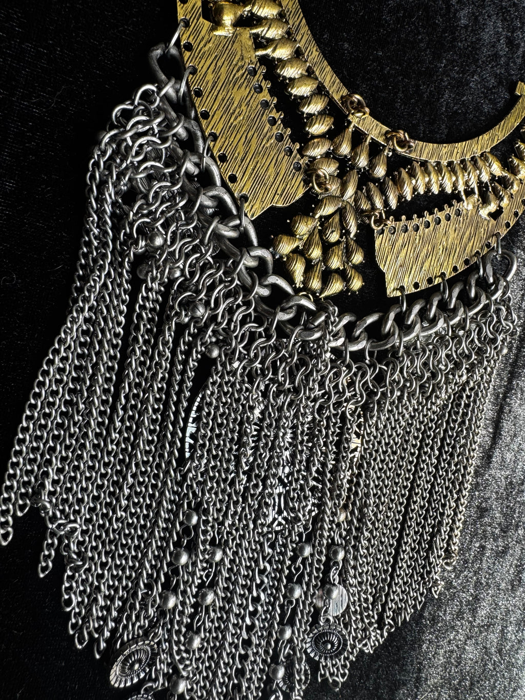 The Oracle Fringe Statement Necklace