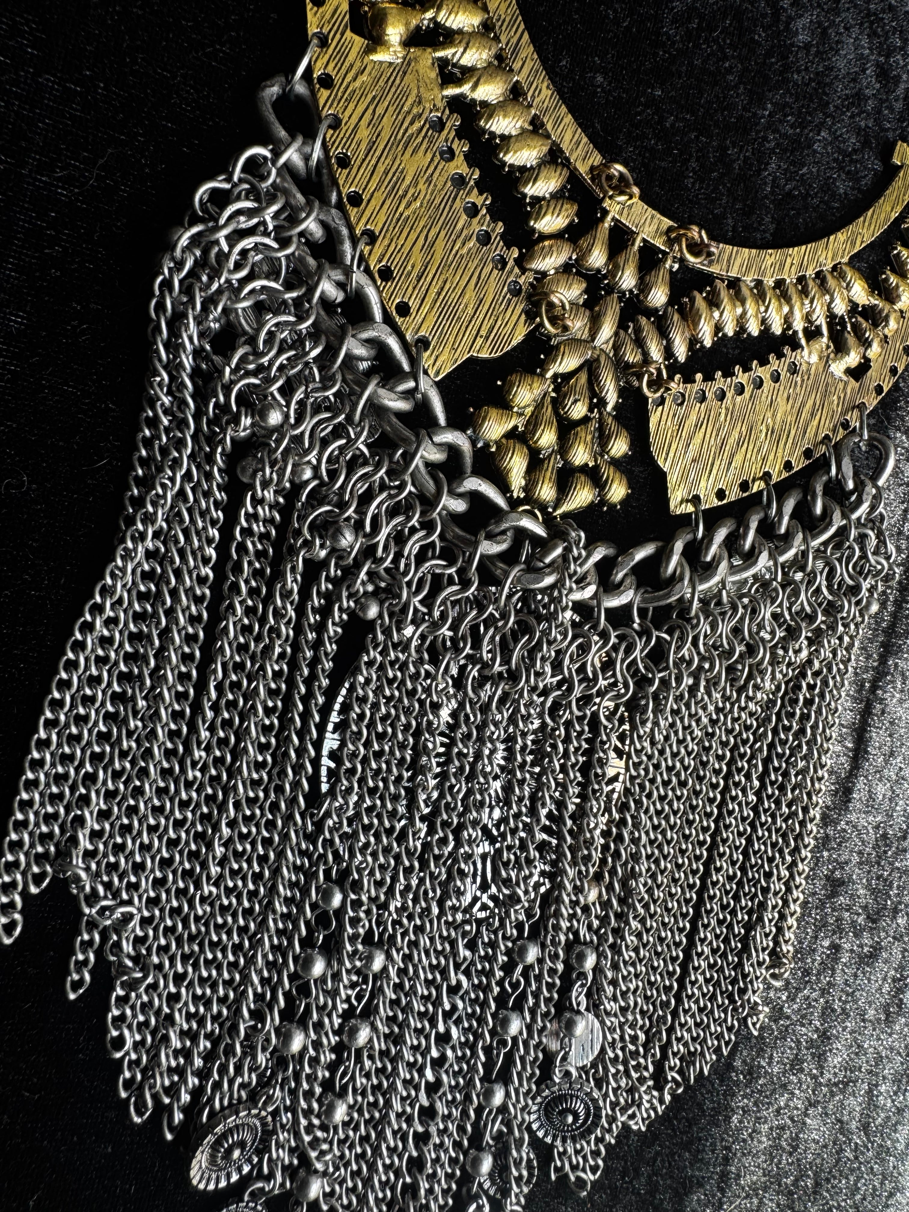 The Oracle Fringe Statement Necklace