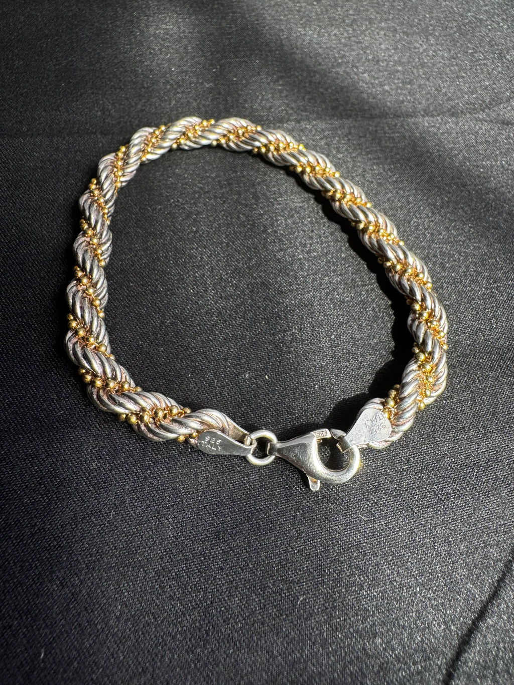 925 Sterling Silver Twisted Cable Bracelet