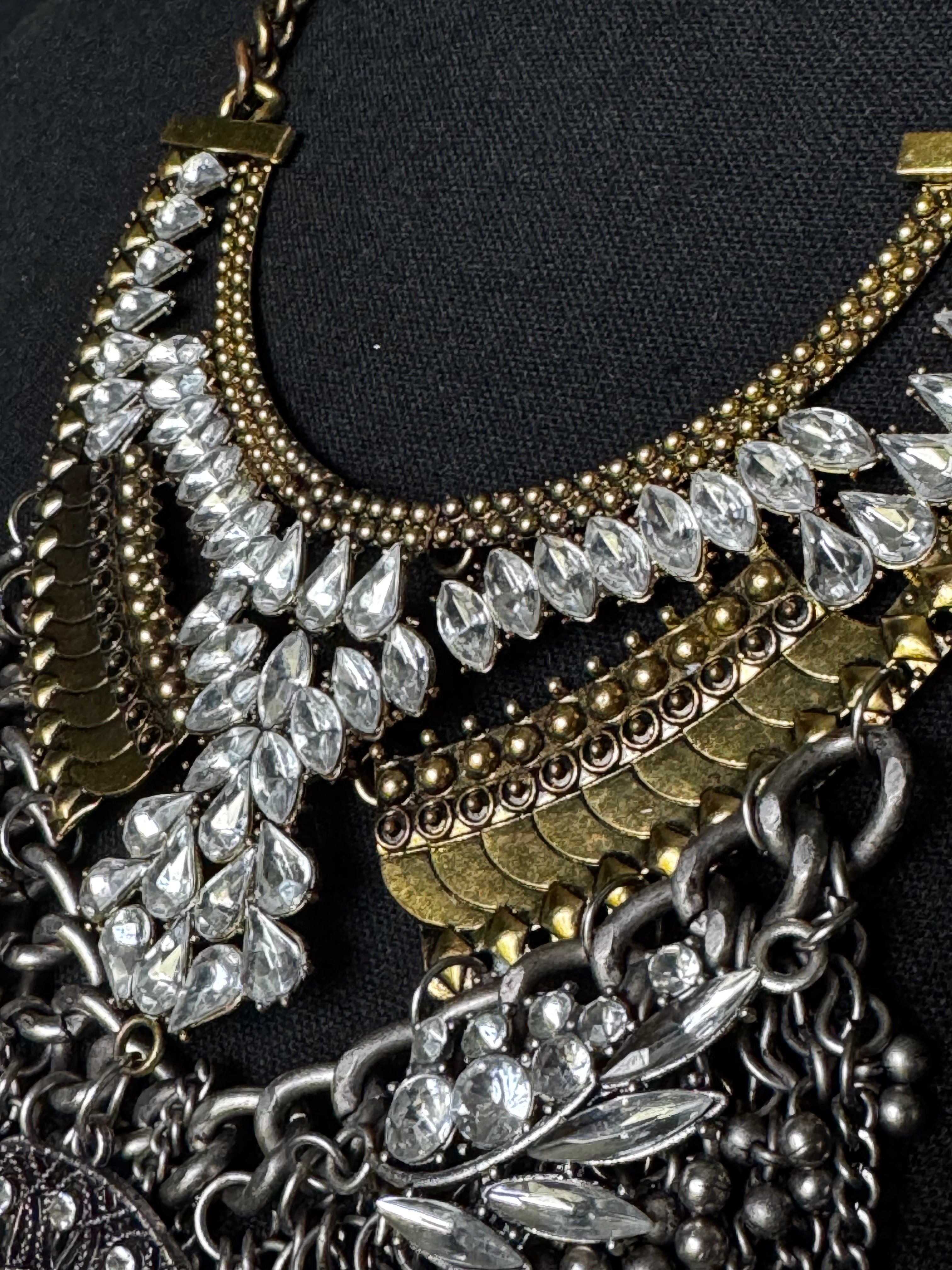 The Oracle Fringe Statement Necklace
