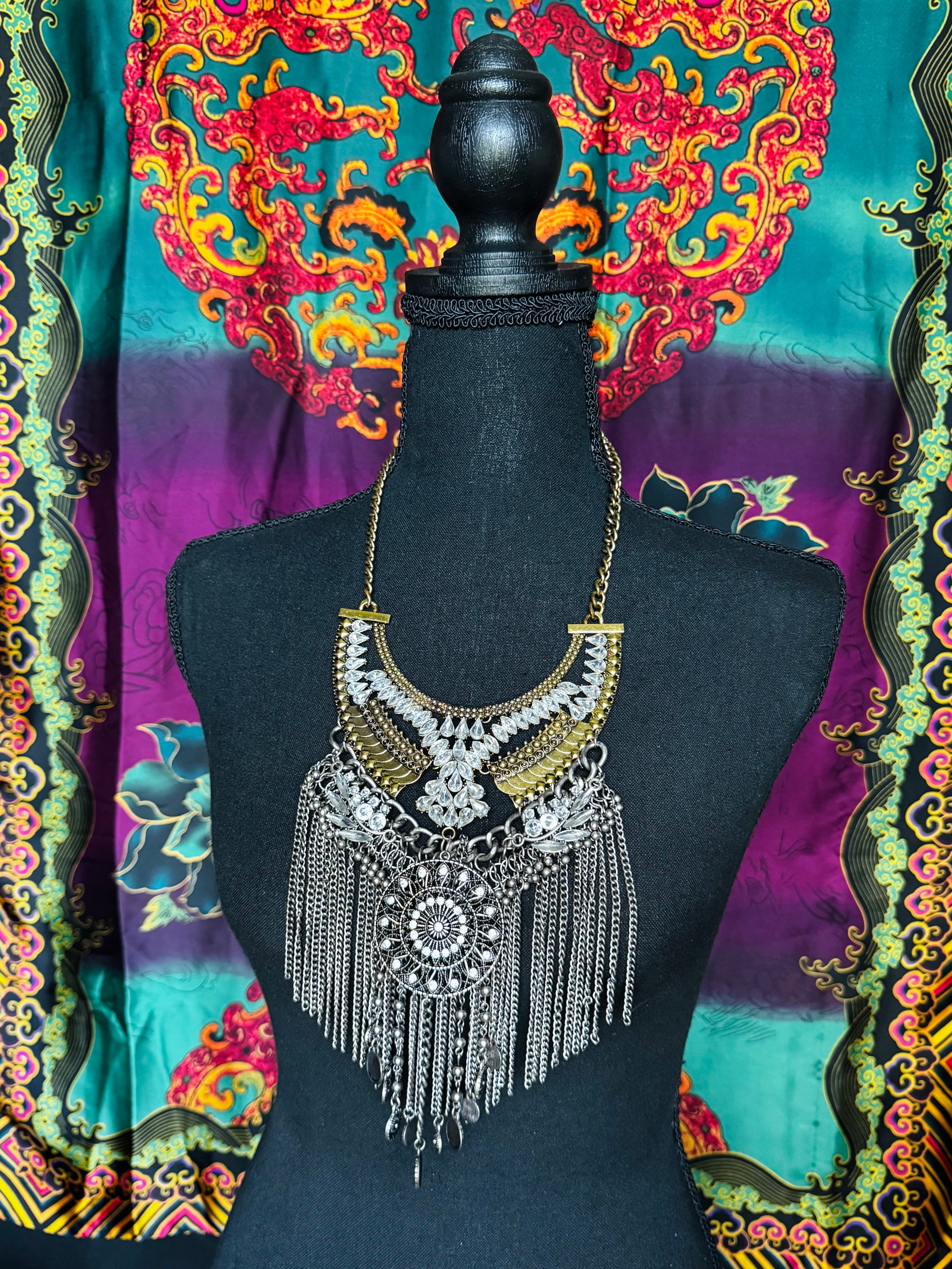 The Oracle Fringe Statement Necklace