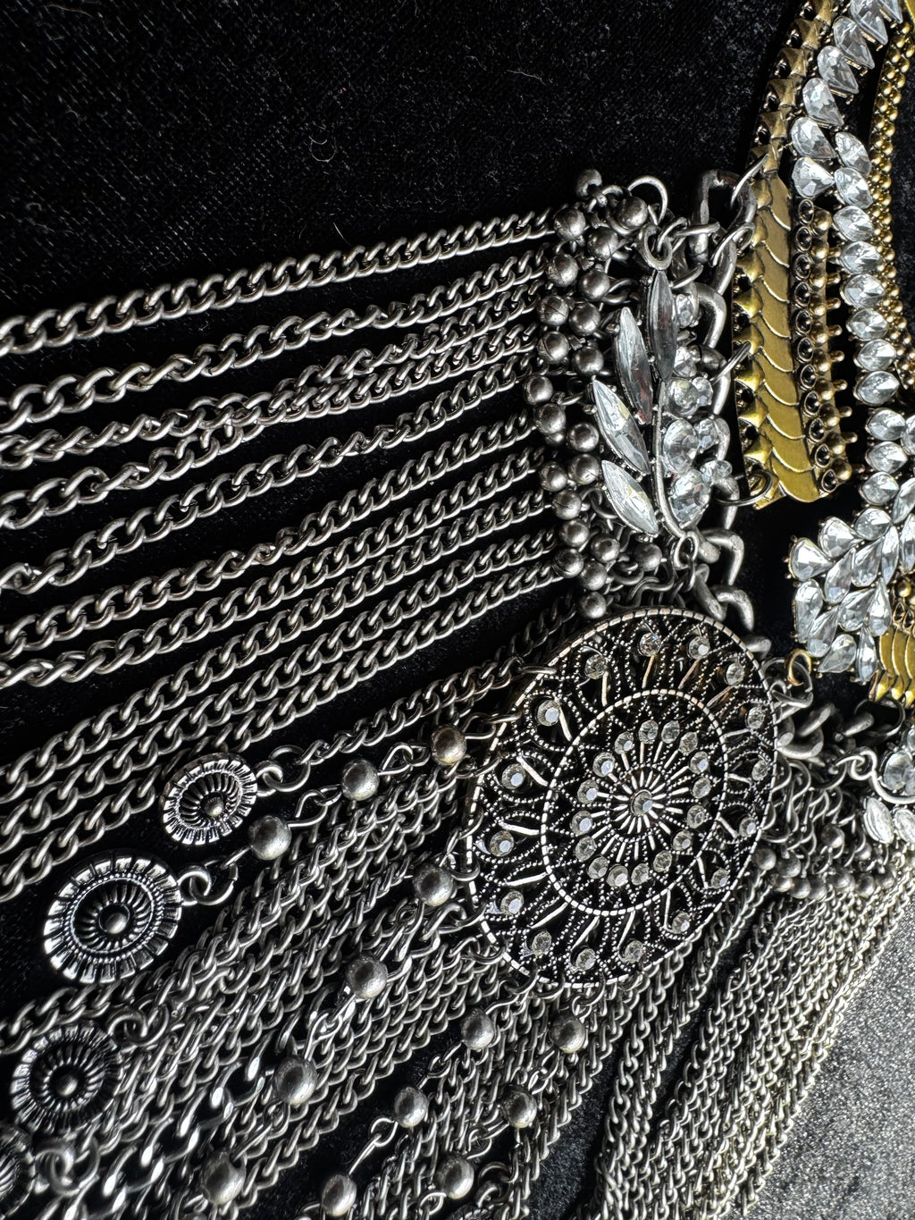 The Oracle Fringe Statement Necklace