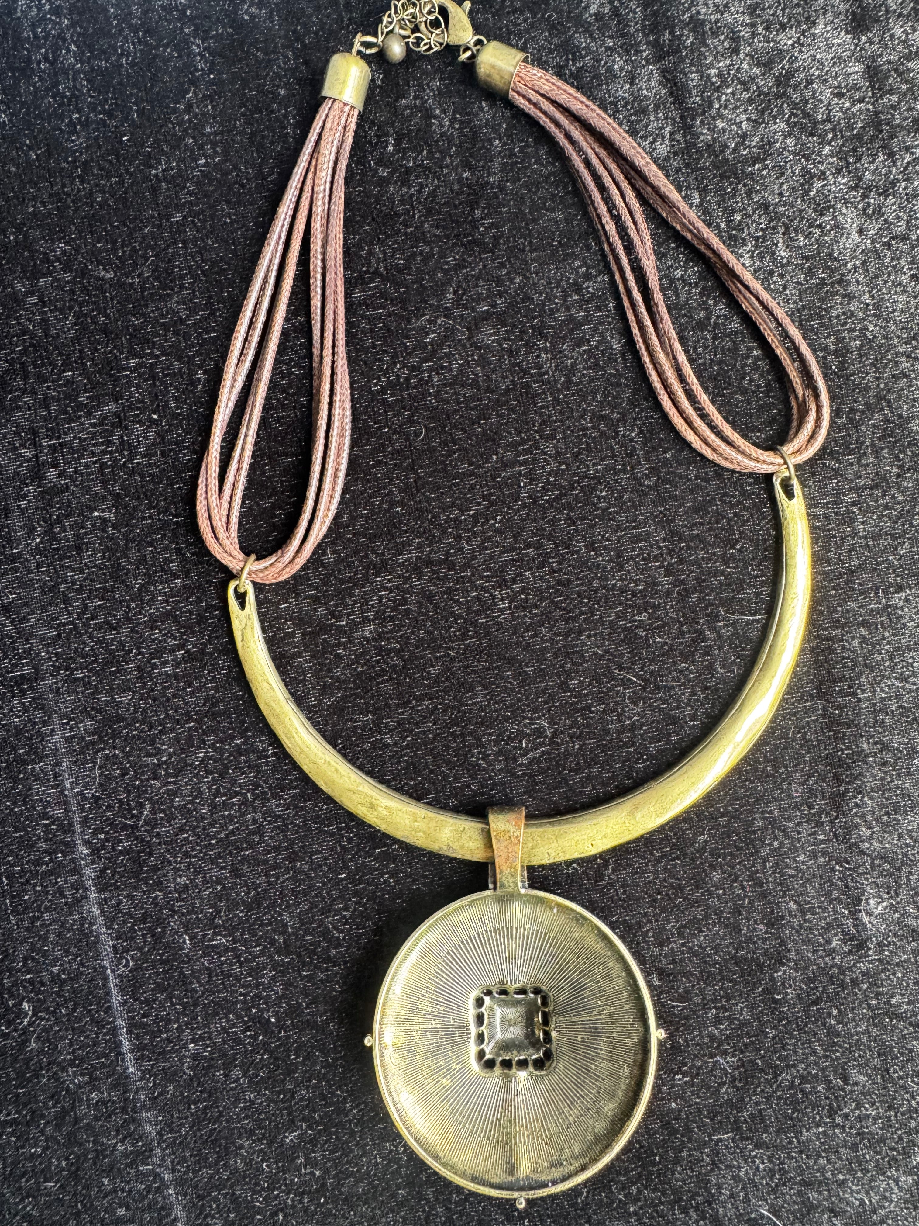 Mystic Medallion Statement Necklace